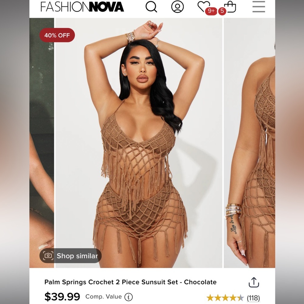 Sexy Crotchet swimsuit Brand New from FN